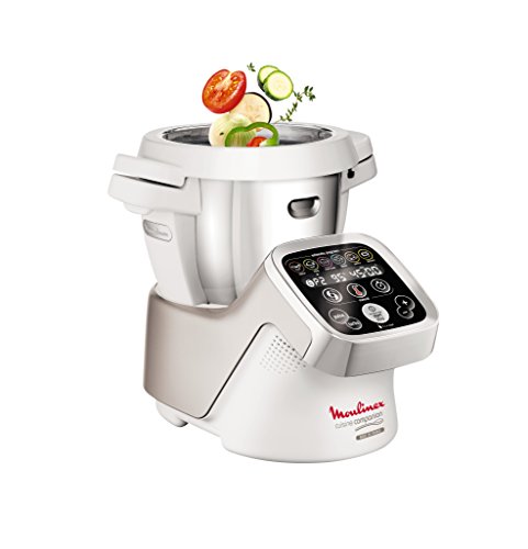 Moulinex Cuisine Companion HF802AA1 - Robot de cocina (6 programas automáticos, capacidad hasta 6 personas)