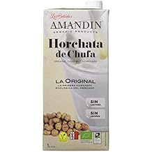 AMANDÍN Horchata de Chufa Ecológica - Paquete de 6 x 1000ml ...