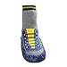 Moolecole Baby Boy Girl Toddlers Kids Children Indoor Floor Slippers Shoes Socks Stockings Moccasins ANTISKID Shoes Cute Socks M