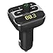 Produktbild Bluetooth FM Transmitter Auto Radio Adapter Freisprecheinrichtung Car Kit mit 2-Port USB kfz ladegerät 24W 5V / 3.4A mit U Disk und TF Karte Slot, LED ED-Anzeige, Sprachansagen für iOS Android Geräte