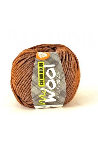 LANA GROSSA COTTON MIX 80, 526 - Braun