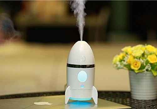 kunli 150ml Aromatherapy Essential Oil Diffuser USB Mini Personal Humidifier with 4 Color LED Night Light Changing and Waterless Auto Shut-off Air Purifier Steam Diffuser for Bed-Room,Car,Office (Colo