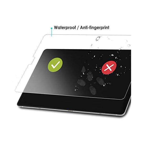 WD&CD [2 Piezas Protector de Pantalla Compatible con Samsung Galaxy Tab S5e 10.5 SM-T720/SM-T725 Cristal Templado con… - Image 4