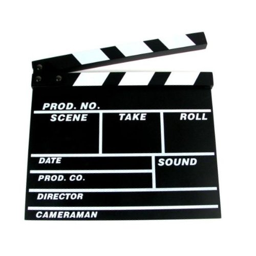 Price comparison product image Ex-Pro Clapper Board TV Film Movie - Black