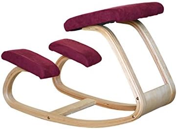 GUIYIZXM GRJH® Orthopedic chair Solid wood Spine correction Function chair   Rocking chair Chair Child learning chair Children's posture training chair Red wine