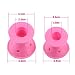 MLMSY Magic Hair Roller No Clip Soft Silicone Hair Curlers Rollers Hair Care DIY Hair Styling Tools Salon Accessory Hairstyle Maker (10 Pcs)