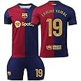 RJM Barcelona Jersey Black Yamal Football Away Tshirt 2024 for Men & Boys