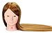 Neverland Beauty 24" 50% Real Human Hair Hairdressing Cosmetology Mannequin Manikin Training Training Head With Clamp Stand