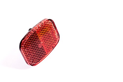 Schutzblech Reflektor Rück Strahler Heck Katzenauge Fahrrad Sicherheit ROT - 2