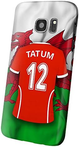 PhotoFancy - Samsung Galaxy S5 Premium Case - Personalised Case with the Name Tatum - Design Football Jersey Wales