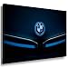 Produktbild BMW Logo Blau Leinwandbild / LaraArt Bilder / Leinwand Bild + Mehrfarbig + Kunstdruck a11-2 Wandbild 60 x 40 cm
