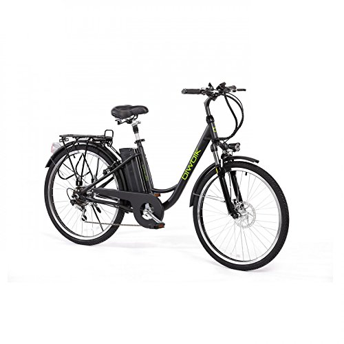 Bicicleta ELECTRICA Mod. Sunray 200 BATERIA Ion Litio 36V10AH (Negro)