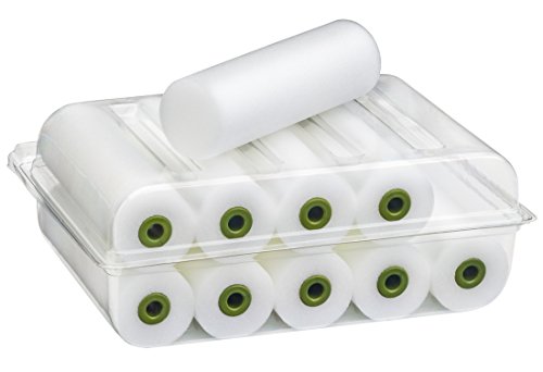 50 x Lackwalze fein gerade 11 cm Lackierrolle Lackrolle Lackierwalze Lackroller
