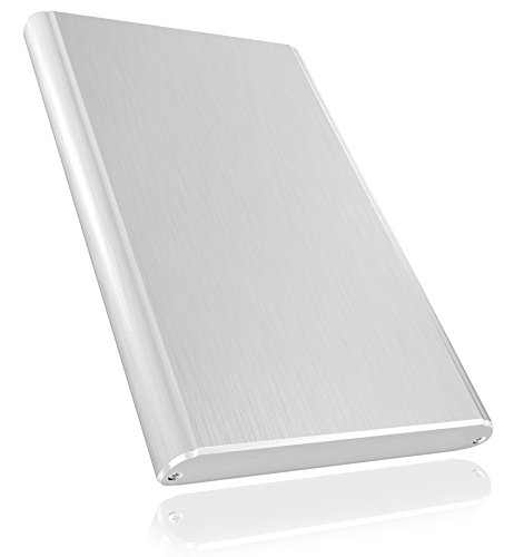 Icy Box IB-242U3 Externes Gehäuse für 2,5″ (6,35 cm) SATA HDD/SSD (Bauhöhe bis 9,5 mm) mit USB 3.0 Anschluss (UASP), SATA III, Aluminium, silber - 4
