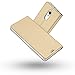 Price comparison product image Xiaomi Redmi Note 4 Case,Radoo® Premium New Style PU Leather [Ultra-slim] Flip Wallet Case With TPU Shockproof Inner Shell [With Card Slot] [Magnetic Closure] Stand Function Folio Flip Book Full Body Protection Case Cover For Xiaomi Redmi Note 4 (5.5" Inches) (Gold)