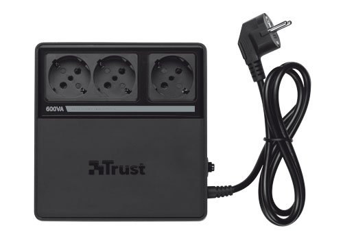 Trust 600VA UPS With Standard Power Outlets 18162 Computing Accessories: Other schwarz - 5