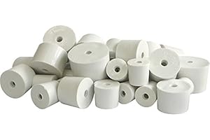 VisioBrands Bouchons en Caoutchouc avec Trou pour Tubes de Fermentation Dame-Jeanne Complet K43 Bouchon en liège