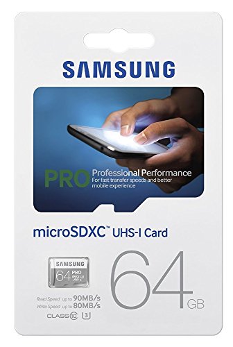 Samsung PRO Plus Micro SDXC 64GB bis zu 90MB/s lesen, bis zu 80MB/s schreiben, Class 10 Speicherkarte (inkl. SD Adapter), grau/weiß - 6