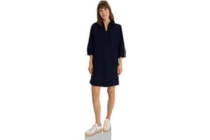 Cecil Robe en Velours côtelé de Couleur Unie Femme