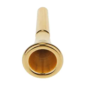 MAXBELL Golden Plated French Horn Mouthpiece for Yamaha Bach Conn King Accessory