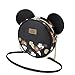 Produktbild Karactermania Micky Maus True-Runde Schultertasche Umhängetasche, 18 cm, Black