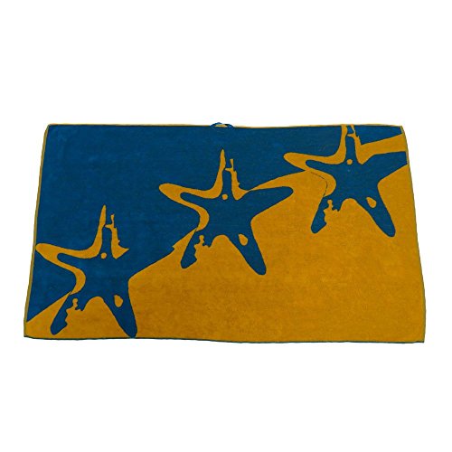outdoorer XXL Strandtuch / Strandlaken Starfish, aus Baumwolle, besonders weich, ideal auch als Duschtuch, Badetuch oder Saunatuch - 4