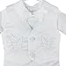 HELLO BABY Carters Newborn Baby Boy White Baptism Clothing Sets Formal Wear 100% Polyester 0684 (M)