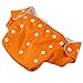 7 Color Adjustable Reusable Nappy Covers Inserts Washable Baby Cloth Diaper (Orange)