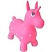 Produktbild TE-Trend Kinder Baby Hopser Hüpftier Einhorn Pferd Hüpffpferd bis 50kg belastbar rosa SGS geprüft Pumpe