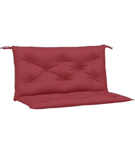 Cuscino Per Panca Da Giardino Impermeabile 100x50x50 Cm - Con Schienale E Cuscini Extra Per Esterni - Foto 5