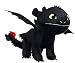 Produktbild OHNEZAHN Drachen SCHWARZ Fury PLUSCH Peluche 60cm XXL Drachenzähmen leicht gemacht 3 Die geheime Welt Dragon Trainer