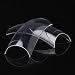 SupplyEU 500pcs Clear Acrylic UV Gel French False Fake Nail Art Tips