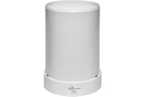 TFA Blooming Weather 30.3306.02 Pro Plus Wireless Rain-Gauge - White