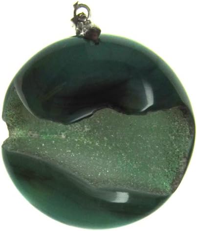 Bead Collection 41316 Green Dyed Druzy Pendant