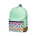 Produktbild Rucksack Mann Frau NAVAJO GREEN Lässig Städtisch Jugendlicher Sport Leinwand Gewebt 25 Liter Schulrucksack Backpack Daypacks Laptop Computer Umhängetasche Design Spaß Mehrfarbig Grün