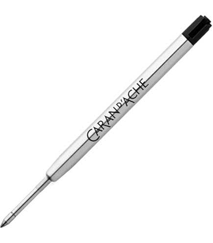 Caran D'Ache Rollerball Vulling Zwart - Fijn (F) - Zwitserse Kwaliteit