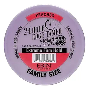 Ebin New York 24 Hour Edge Tamer (24Hr EXTREME FIRM HOLD Fruity Peach 8.25oz)