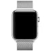 Produktbild Für Apple Watch Armband 42mm, JL-BAND Milanese Ersatz Schlaufe Edelstahl Armbänder mit einzigartiger Magnetverriegelung ohne Schnalle für Apple Watch 42mm Series 3 / 2 / 1 , Sport, Edition, Nike+, Schwarz