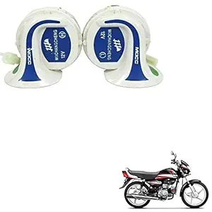 Kozdiko Mocc Horn Bike 18 in 1 Digital Tone Magic Horn Set of 2 Pcs for Bikes and Scooty