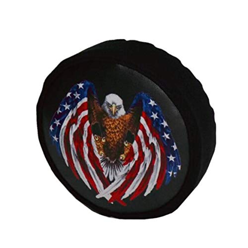 Preisvergleich Produktbild Delicacydex Stilvolle Mode RC Cars Reserveradabdeckung wasserdicht staubdicht Lederabdeckung Reserverad Reifenabdeckung für 1 / 10 RC Crawler