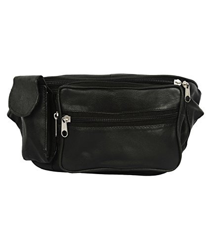 Modish Designs Genuine Sheep Leather 4 Pocket Waist Pouch Cum Multipurpose Waist Bag With Adustable Waist Belt- Black RS.299.7 (70.00% Off) - Amazon