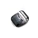 Produktbild Qiaoxianpo01 Kopfhörerabdeckung, Cartoon-niedliche Airpod-Abdeckung, All-Inclusive-Hartledertasche (Airpod Constellation, Schwarz) (Color : Black Beluga)