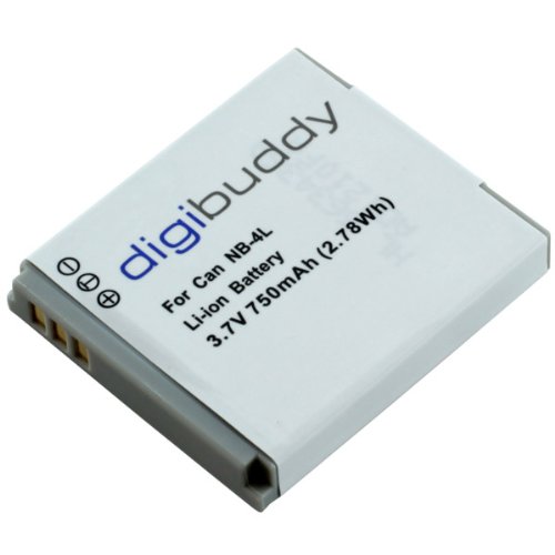 digibuddy Akku kompatibel zu Canon NB-4L Li-Ion