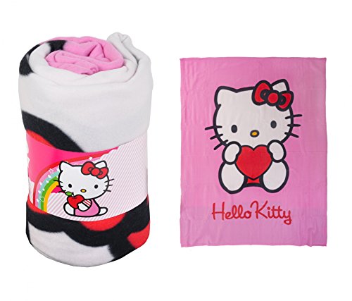 Hello Kitty Polaren Fleecedecke Rosa