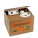 Produktbild HSDDA Tier Katze Spardose stehlen Münze Sparschwein Geld Sparen Box (weiß)