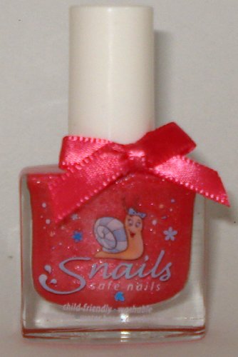Snails Kindernagellack Disco Girl (Pink mit Glitzer) - Ungiftig & Wasserlöslich, in 21 Farben erhältlich!