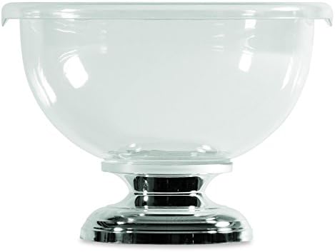 Clear Champagne Bowl on Foot – cantinarredo