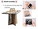 Eggsnow Makeup Brush Tree Holder Organizer Collapsible Air Drying Tower Tree Rack(26 Hole )