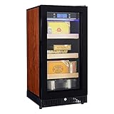 Cave à cigares Température et humidité constantes Cigar Cabinet Humidificateur Réfrigérateur Congélateur vertical Ménage de verrouillage Cigar Thermostat ( Couleur : Rouge , Taille : 45x49x93cm )