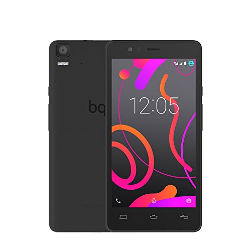 Asequible Bq C000156 - Smartphone de 5" (WiFi, Qualcomm Snapdragon 412
MSM8916T Quad Core hasta 1.4GHz, 2 GB de RAM, 16 GB de Memoria Interna,
cámara de 8 MP, Android) Negro Revisión